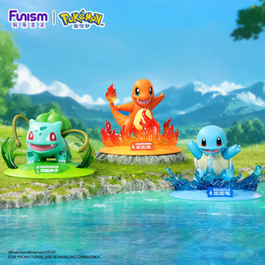 Funism Playism Poke Mon Handmade PVC Pikachu <strong>Doll</strong> Toy Geng Ghost Desktop Workstation Decoration Mystery Mock - Product Image 6