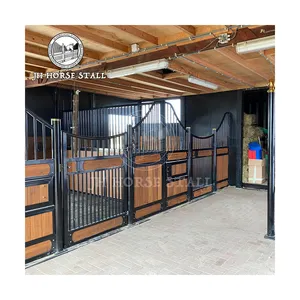 European Equestrian Equipment Outdoor Horse Stalls Portable Bamboo Horse Stable Door Panels