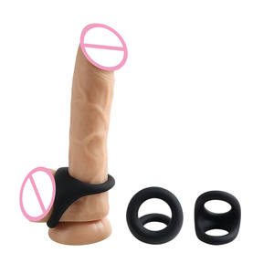 100% flüssiger Silikon hahn und Kugel ring für <span class=keywords><strong>Penis</strong></span> vergrößerung Hahn käfig Verzögerung Ejakulation Männliches Keuschheit gürtel Sexspielzeug für Männer - Product Image 2