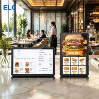 Tablette Android Commerciale de 10,95 Pouces pour la Commande en Restaurant et l'Affichage de Menus Numériques avec Station de Recharge de Bureau