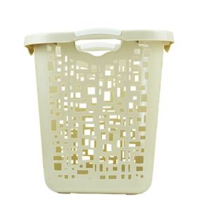 PP Plastic Lightweight Clothing Organizer Storage <b>Baskets</b> 70 Liters Capacity Laundry <b>Basket</b> Handles for Bathroom Food Use - Product Image 3
