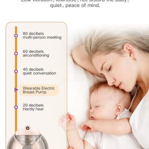 Extractor de Leche Eléctrico de Silicona de Grado Médico Ultrafino, Portátil, Doble, con Masajeador - Product Image 4