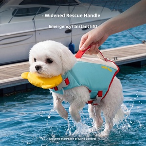 Chaleco Salvavidas Ligero para Perros y Gatos, Ajustable, Transpirable, con Diseño Floral, para Todas las Estaciones, para Piscina y Playa - Product Image 5