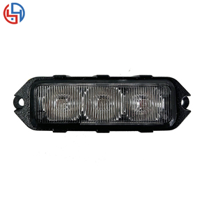 Yuanhao T3 màu sắc kép Strobe 3W điện lớn 12V màu sắc kép ánh sáng khẩn cấp 53 chế độ nhấp nháy màu sắc kép nhấp nháy đèn - Product Image 1