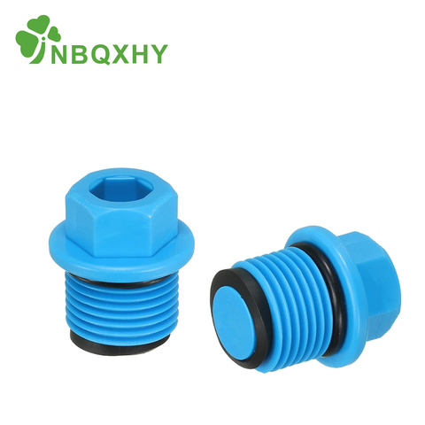 Factory Price  PPR Pipe Fitting Plug  Female Elbow Tee Blue  PN16 PN25 in Water Systems