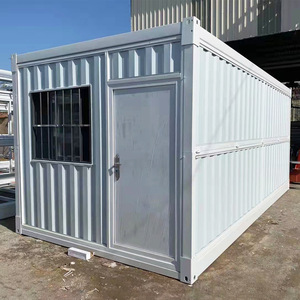 20ft mô-đun tạm thời có thể tháo rời <span class=keywords><strong>container</strong></span> nhà để xe đúc sẵn Di động phẳng <span class=keywords><strong>container</strong></span> nhà Bảng điều khiển bánh sandwich - Product Image 2
