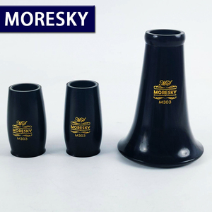 MORESKY Clarinette 17 clés Sib à trous fermés en nickel argenté, style spécial personnalisé en ébène/grenadilla, instrument à vent M303 - Product Image 6