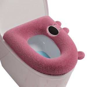 Plush Toilet Seat Cover Thickened Waterproof Autumn Winter Use - Product Image 3