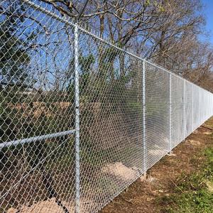 Chất Lượng Cao Chuỗi Liên Kết Dây Hàng Rào Hệ Thống 9 Máy Đo Nhiệm Vụ Nặng Nề Kim Cương Lỗ Cyclone Dây Lưới Hàng Rào Cuộn Cho Bán - Product Image 1