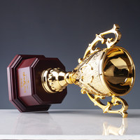 Médaille de trophée créative personnalisée pour les récompenses de la réunion annuelle, les compétitions de golf, de basketball, de football, prix d'équipe pour le champion, Chine