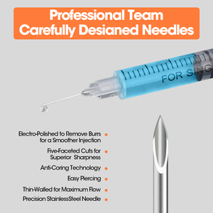 Veterinary Insulin <strong>Syringe</strong> and <strong>Needles</strong> 0.5ml/1ml 31g <strong>Gauge</strong> Disposable Safety <strong>Syringes</strong> for Animal Use - Product Image 4
