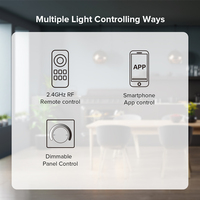 Nuevo Sistema de Atenuación Inteligente para Decoración del Hogar, Panel Giratorio con Perilla, Controlador LED Triac, Atenuador