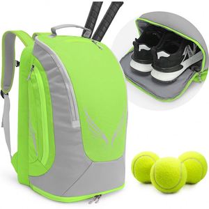 Échantillon gratuit – Sac à dos de sport résistant à l'eau pour hommes et femmes, idéal pour raquettes de tennis, badminton et squash - Product Image 2