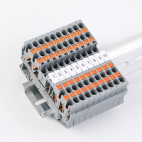 Bloc de bornes sur rail DIN PT2.5-QUATTRO 2 entrées 2 sorties, connecteur à ressort enfichable 800V 24A 0.2-2.5mm²