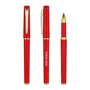 High Quality Custom Logo Blue Red Gel Ink Plastic <b>Pen</b> Factory-Priced Black Glitter Cute Style 0.5mm Writing Width Office School - Product Image 2