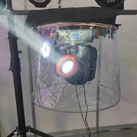 Housse de protection transparente pour projecteur LED Par, idéale pour événements extérieurs et scènes