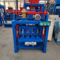   Ligne de production de blocs de béton 220/380 Volts avec mélangeur et convoyeur à bande, machine à fabriquer des blocs pour Haïti à vendre