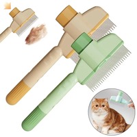 Brosse professionnelle d'épilation d'animal familier de noeud ouvert accessoire durable de peigne de chaton pour le toilettage de chat
