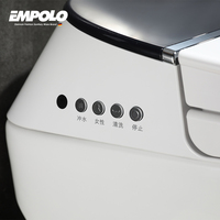 Empolo Toilette intelligente de luxe moderne en céramique automatique avec bidet, forme allongée