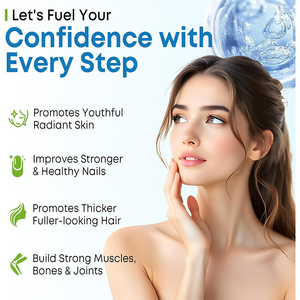 Integratore in Gommose Vegane al Gusto Naturale di Mirtillo per Capelli, Pelle e Unghie, 15 in 1 con Biotina, Collagene, Cheratina e Vitamina C - Product Image 3