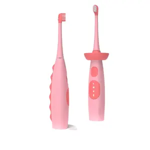 Indicatore USB ricaricabile illumina lo spazzolino da denti spazzolino elettrico in Silicone per bambini per bambini con testa di cavallo