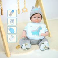56CM unisexe Reborn bébé poupée jouet Mini à la mode souple Silicone gonflable pour enfants numéro de modèle modélisation