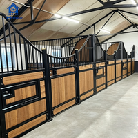 Ferme d'élevage bambou tuyau inoxydable bon prix cheval boîtes stables embarquement