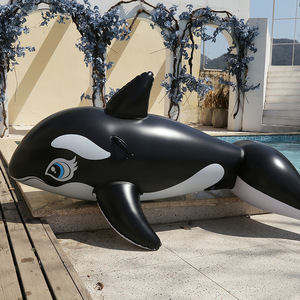 <span class=keywords><strong>Inflatable</strong></span> lớn Ride-On Cá Voi động vật hồ bơi <span class=keywords><strong>Float</strong></span> đồ chơi cho trẻ em với 2 Heavy-Duty xử lý - Product Image 2