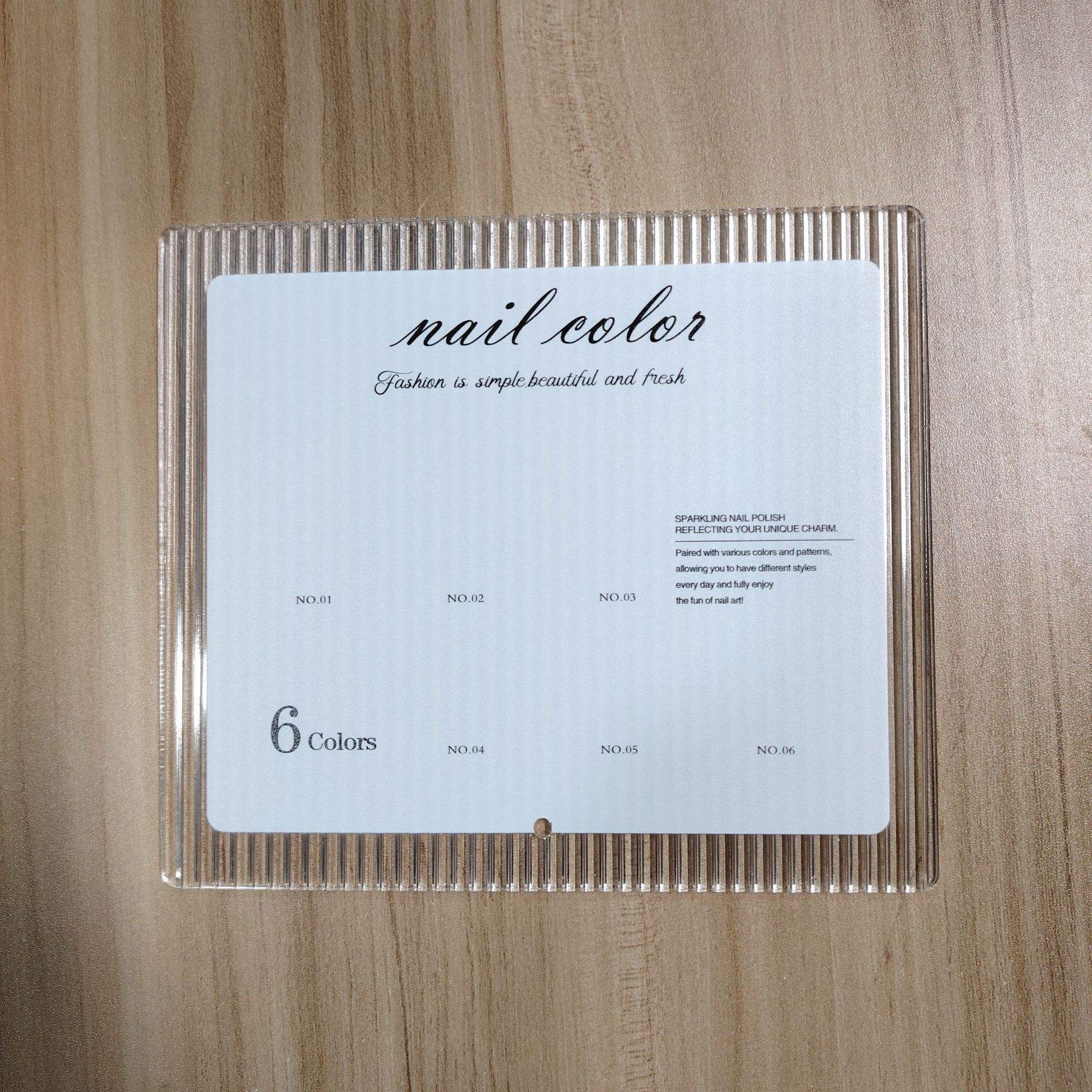 Plaque à rayures 6 couleurs-2