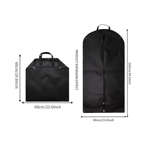 कारखाने उत्पाद बहुक्रियाशील टिकाऊ परिधान बैग सूट बैग सूट बैग कपड़े धूल आदमी हार्डवेयर कोने और मुद्रण लोगो के साथ कवर - Product Image 3