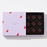 Boîte cadeau en papier de qualité alimentaire personnalisée, emballage de Noël haut de gamme pour chocolat, biscuits et aliments pour bébés - Boîtes rigides recyclables