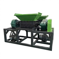 Broyeur à double arbre haute efficacité pour plastiques, barils, bouteilles, jouets, recyclage des déchets pour les décharges sanitaires