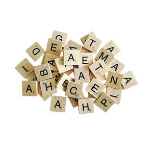 กระเบื้องตัวอักษรไม้เกมปริศนาคำเกมตัวอักษรที่กำหนดขนาดและการออกแบบที่ยอมรับได้ - Product Image 4