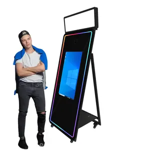 2023 Newest mirror photo booth portable magic mirror photo booth