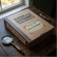 Jeu de détection d'énigmes criminelles personnalisé sous marque privée : jeu d'enquête réaliste sur les preuves de criminalité pour le divertissement des adultes