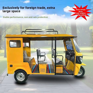 Tricycle à <span class=keywords><strong>essence</strong></span> inspiré de Bajaj, <span class=keywords><strong>neuf</strong></span> places, parfait pour le service de navette touristique avec trois rangées de sièges - Product Image 3