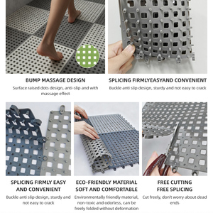 Thiết kế hiện đại giá rẻ kỵ nước PVC lồng vào nhau gạch Thảm Non-Slip sàn phòng tắm Mat cho hồ bơi - Product Image 4