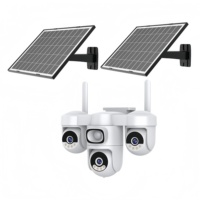 360 Degree Security With Cloud Storage 5MP 3MP Solar Powered 12MP 4G CCTV Camera Outdoor Panoramic 8MP
