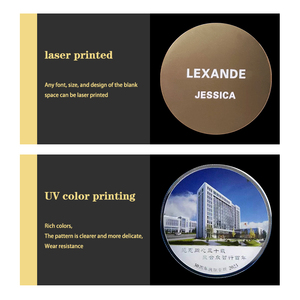 JinRuiXiang Collectible Challenge Coin em Estoque 40mm Diâmetro Liga De Zinco Em Branco Metal Moedas De Ouro para Gravação A Laser - Product Image 3