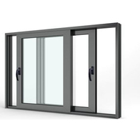 Fenêtre coulissante en alliage d'aluminium à double vitrage, dernière fenêtre à battant en aluminium, prix, conception de cadre de fenêtre en aluminium en Chine