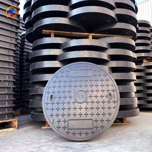 공장 맞춤형 GRP 복합재 수지 맨홀 커버 도로 안전 시설용 섬유 유리 맨홀 커버 - Product Image 5