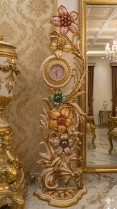 Reloj de pie de madera de teca artesanal, el más vendido, elegante reloj de decoración para el hogar de estilo vintage. - Product Image 3