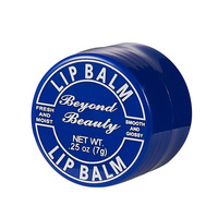 Baume à Lèvres Hydratant Brillant en Joli Pot Bleu pour Femmes et Hommes – Réparation des Lèvres en Hiver au-delà de la Beauté