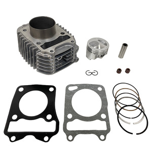 Piezas de Motor de Motocicleta, Cilindro de Motor de Motocicleta Compatible con Honda KYZ Wave125 XRM125, Diámetro del Cilindro de 57 mm - Product Image 3