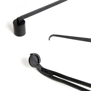 Kit de Lujo para el Cuidado de Velas de 3 Piezas, Recortador de Mecha de Acero Inoxidable, Apagavelas, Kit de Accesorios para Velas en Oro Rosa/Negro para Regalo de <span class=keywords><strong>Marca</strong></span> - Product Image 2