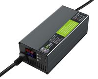 Chargeur rapide pour moto électrique, véhicule électrique, batterie lithium-ion réglable, ECM EV, 48V PD 2.0/QC4.0, boîtier en aluminium, 2A-10A