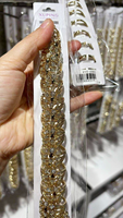 1113 Bagues de Gros XUPING Bijoux, Anneaux de Mode Plaqué Or 14K 18K, en Alliage de Cuivre avec Pierres