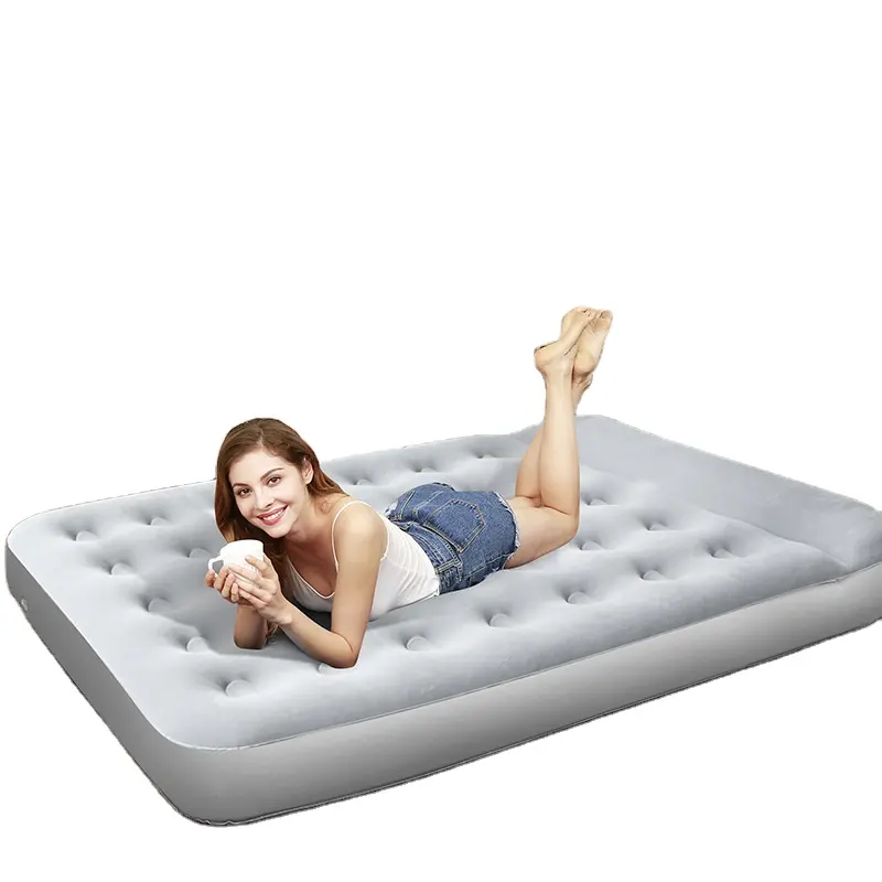 Высокое качество воздуха кемпинг кровать надувной Открытый спальный надувной матрас с насосом