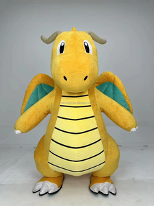 Funtoys moq 1 PC phong cách mới tùy chỉnh Inflatable <span class=keywords><strong>Charizard</strong></span> Linh Vật Trang phục đầy đủ cơ thể sang trọng màu vàng Inflatable rồng trang phục cho bữa tiệc - Product Image 5