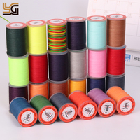 Fil de cire rond en Polyester cousu à la main pour bracelet